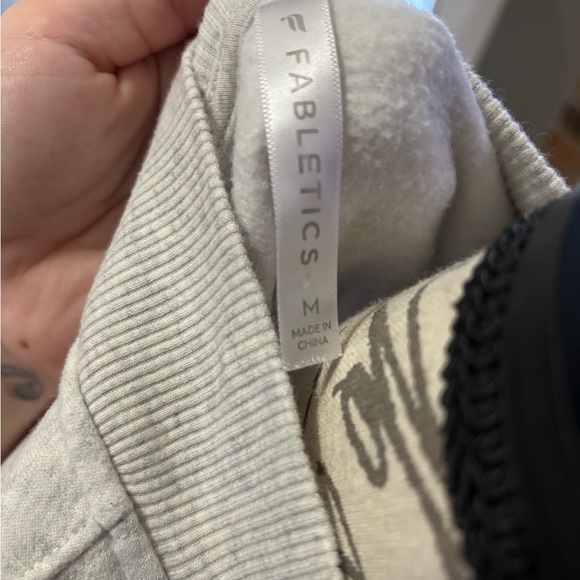 Fabletics Light Gray Pullover - Picture 5 of 5